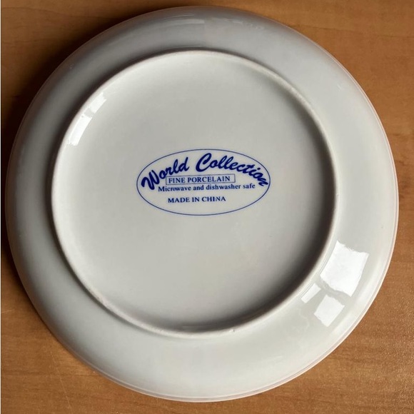 Set of 7 Porcelain Pasta Dishes - Picture 6 of 6